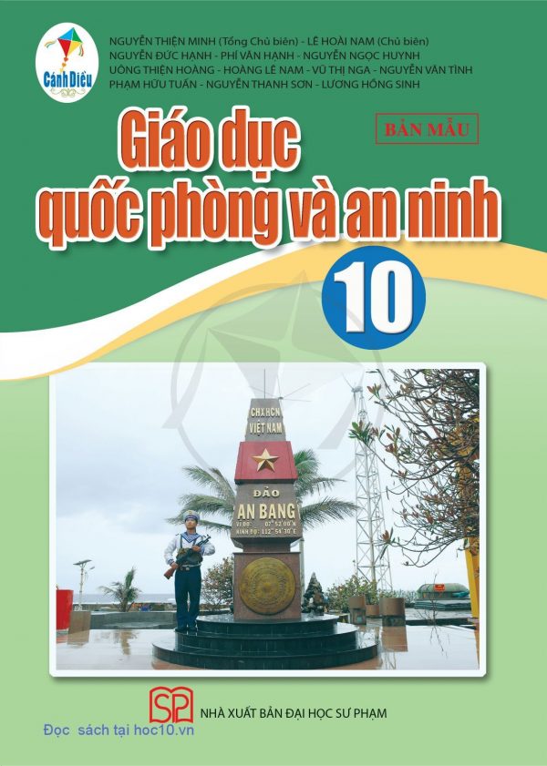 Giáo dục Quốc phòng và An ninh 10 Cánh diều