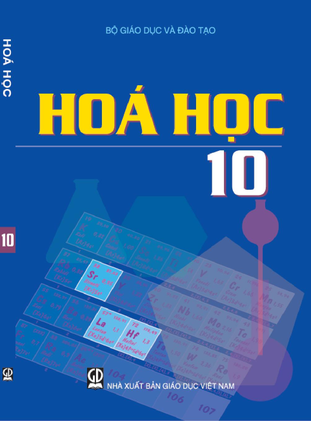 Hóa học 10 1 Hóa học 10