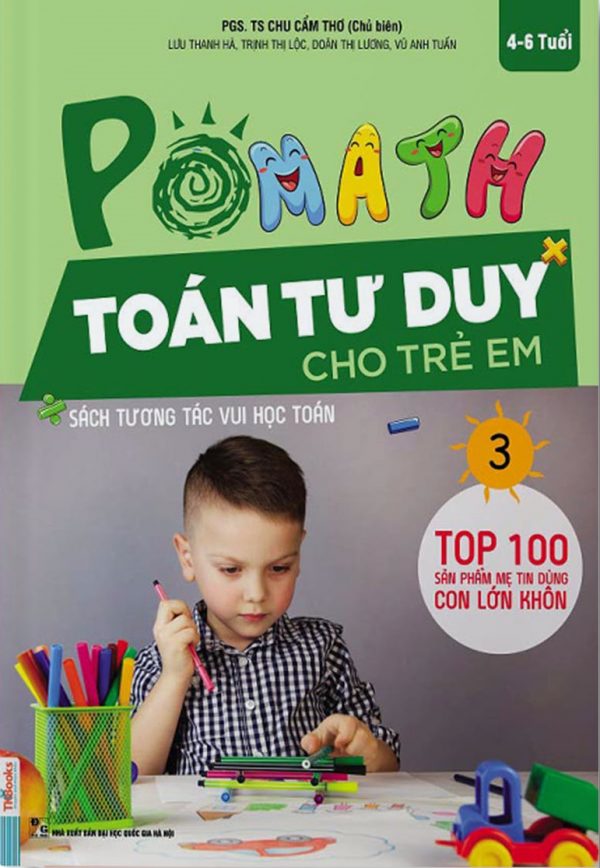 Pomath 3 – Toán Tư Duy Cho Trẻ Em Từ 4 – 6 Tuổi