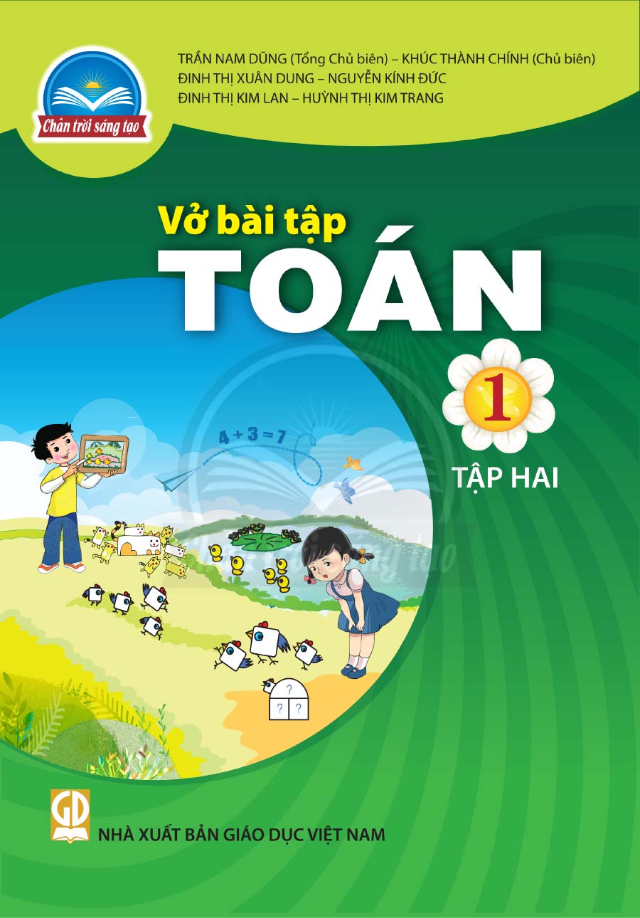 Vở bài tập Toán 1 Tập 2 – Chân trời sáng tạo 1 Vở bài tập Toán 1 Tập 2 – Chân trời sáng tạo