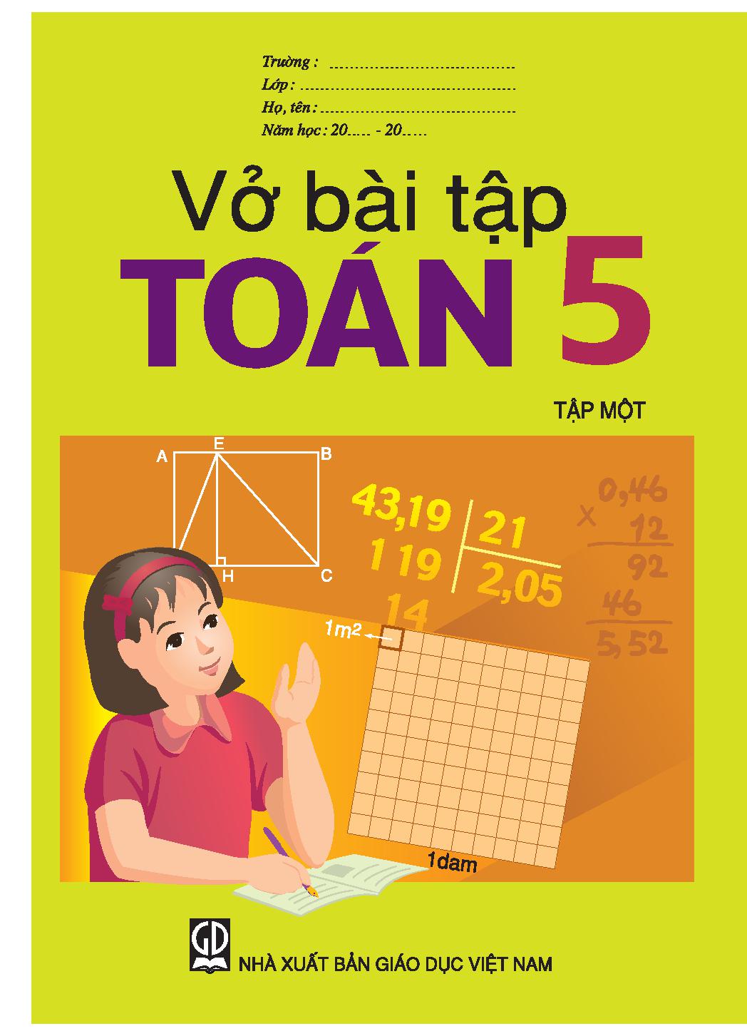 Vở bài tập Toán 5 Tập 1 1 Vở bài tập Toán 5 Tập 1